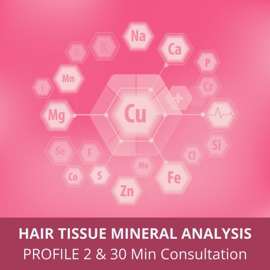 Hair Tissue Mineral Analysis Profile 2 and 30 Minute Consultation